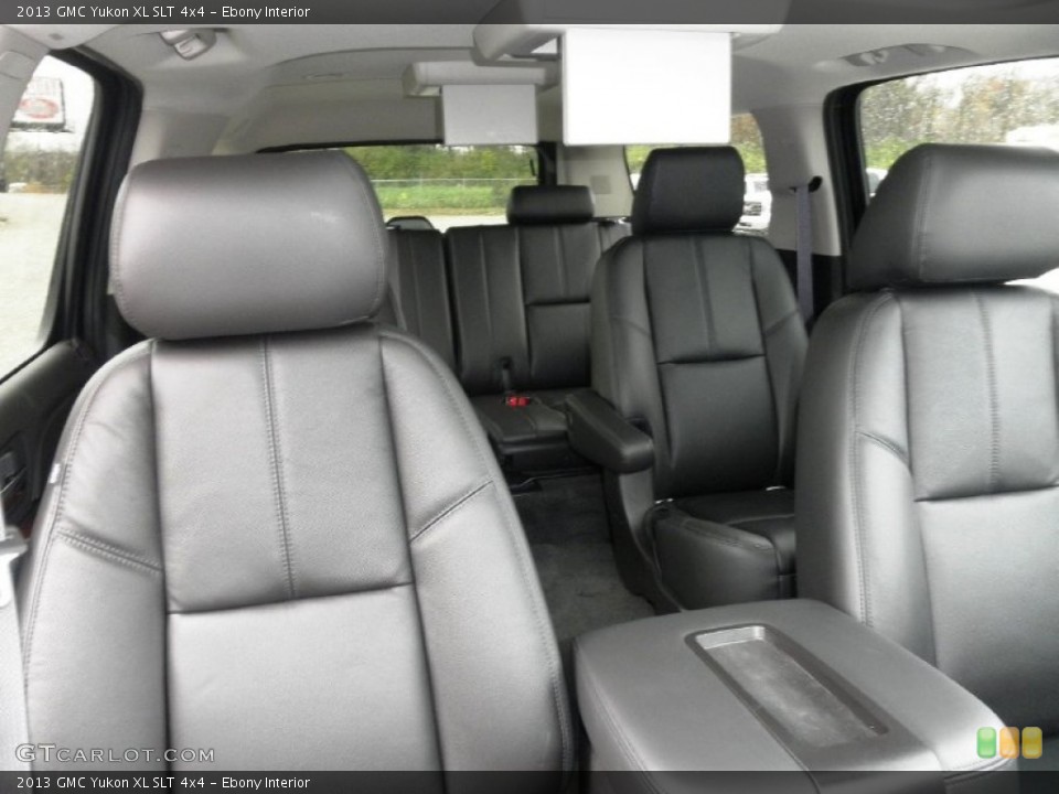 Ebony Interior Rear Seat for the 2013 GMC Yukon XL SLT 4x4 #72873395