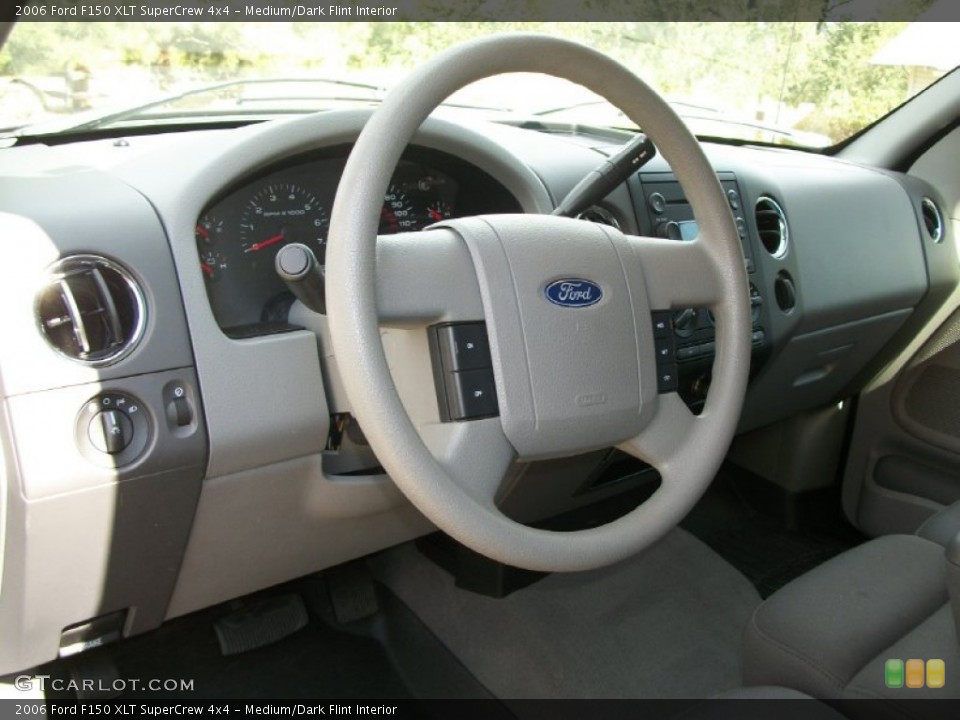 Medium/Dark Flint Interior Dashboard for the 2006 Ford F150 XLT SuperCrew 4x4 #72873665