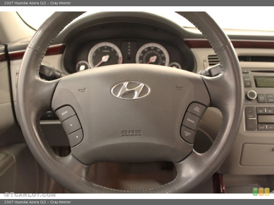 Gray Interior Steering Wheel for the 2007 Hyundai Azera GLS #72873855