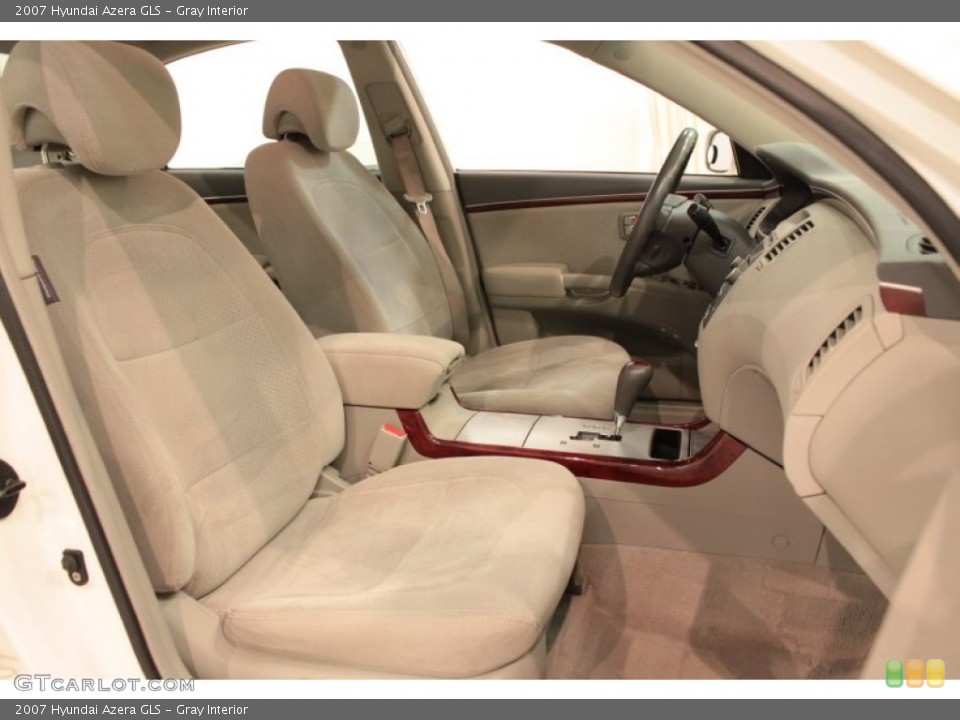 Gray Interior Front Seat for the 2007 Hyundai Azera GLS #72874040
