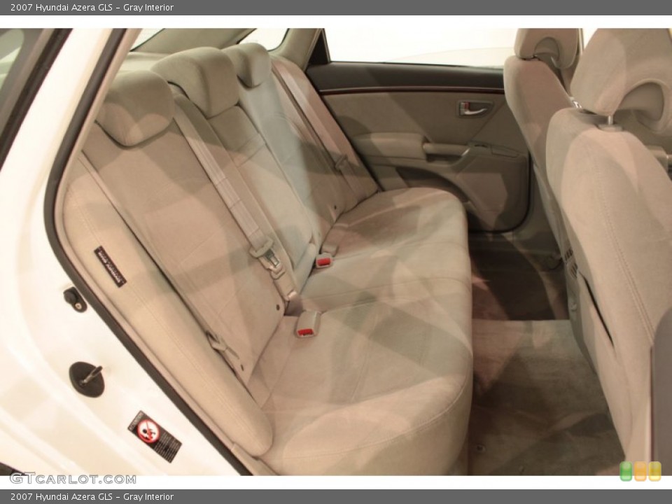 Gray Interior Rear Seat for the 2007 Hyundai Azera GLS #72874062