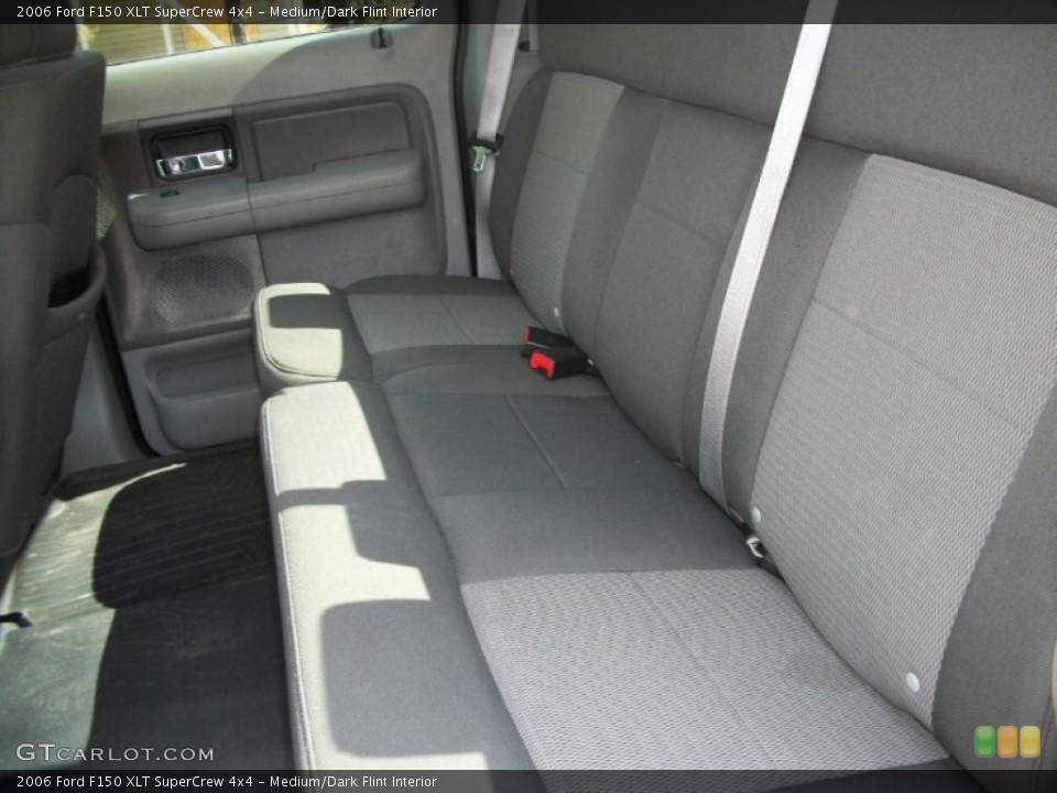 Medium/Dark Flint Interior Rear Seat for the 2006 Ford F150 XLT SuperCrew 4x4 #72874156