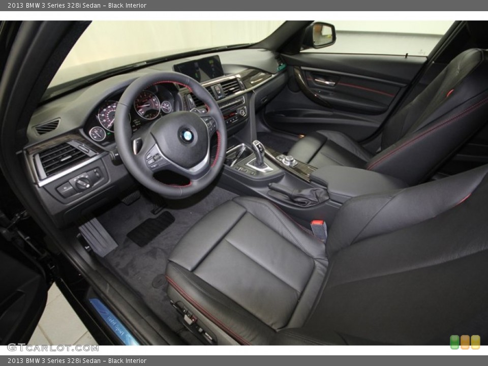 Black Interior Photo for the 2013 BMW 3 Series 328i Sedan #72875127