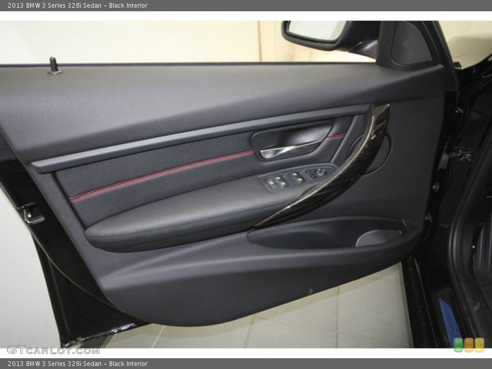 Black Interior Door Panel for the 2013 BMW 3 Series 328i Sedan #72875171