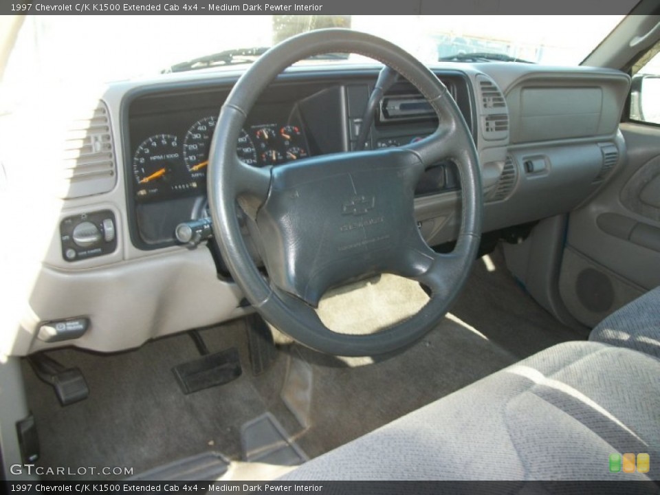 Medium Dark Pewter Interior Dashboard for the 1997 Chevrolet C/K K1500 Extended Cab 4x4 #72876422