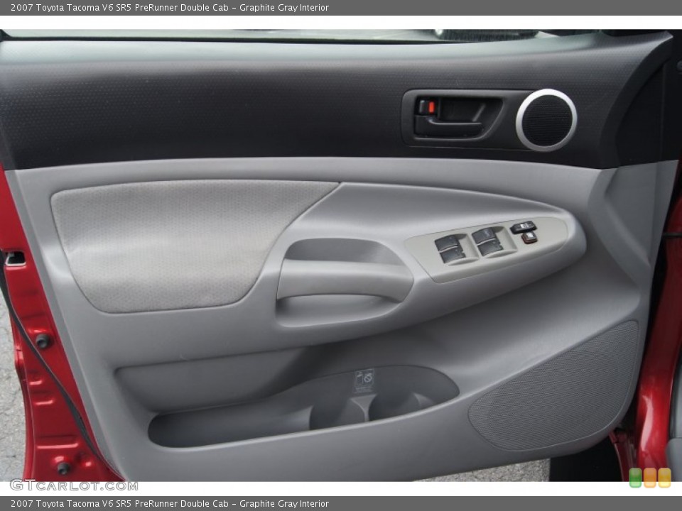 Graphite Gray Interior Door Panel for the 2007 Toyota Tacoma V6 SR5 PreRunner Double Cab #72879905
