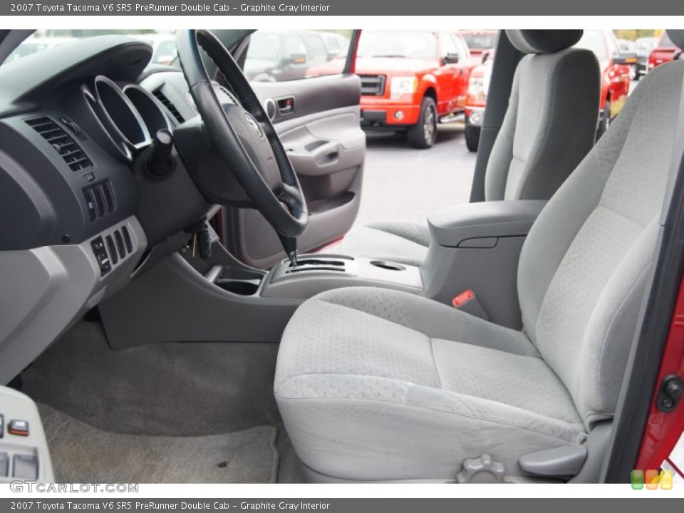 Graphite Gray Interior Photo for the 2007 Toyota Tacoma V6 SR5 PreRunner Double Cab #72879948