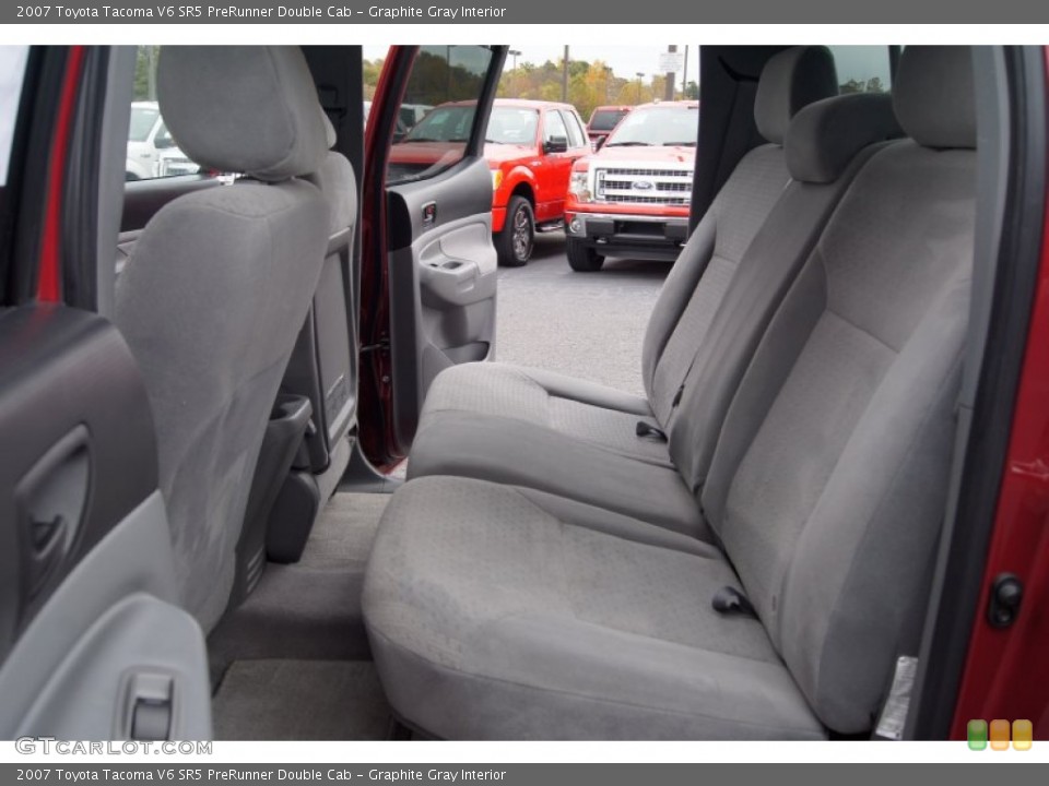 Graphite Gray Interior Rear Seat for the 2007 Toyota Tacoma V6 SR5 PreRunner Double Cab #72879990