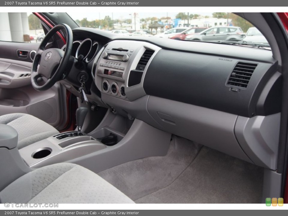 Graphite Gray Interior Dashboard for the 2007 Toyota Tacoma V6 SR5 PreRunner Double Cab #72880056