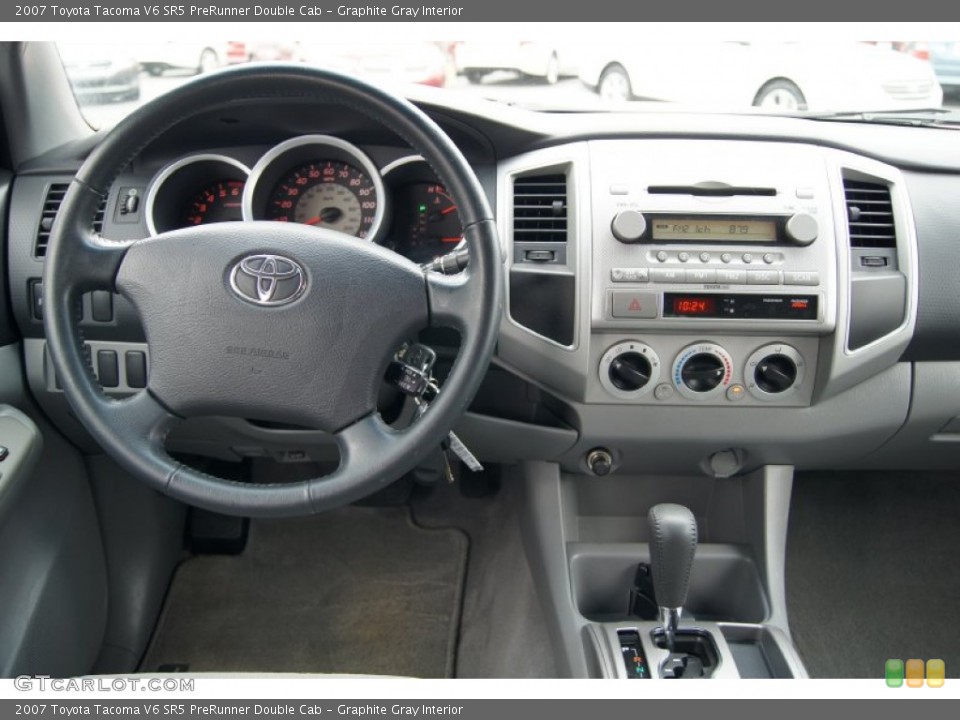 Graphite Gray Interior Dashboard for the 2007 Toyota Tacoma V6 SR5 PreRunner Double Cab #72880209