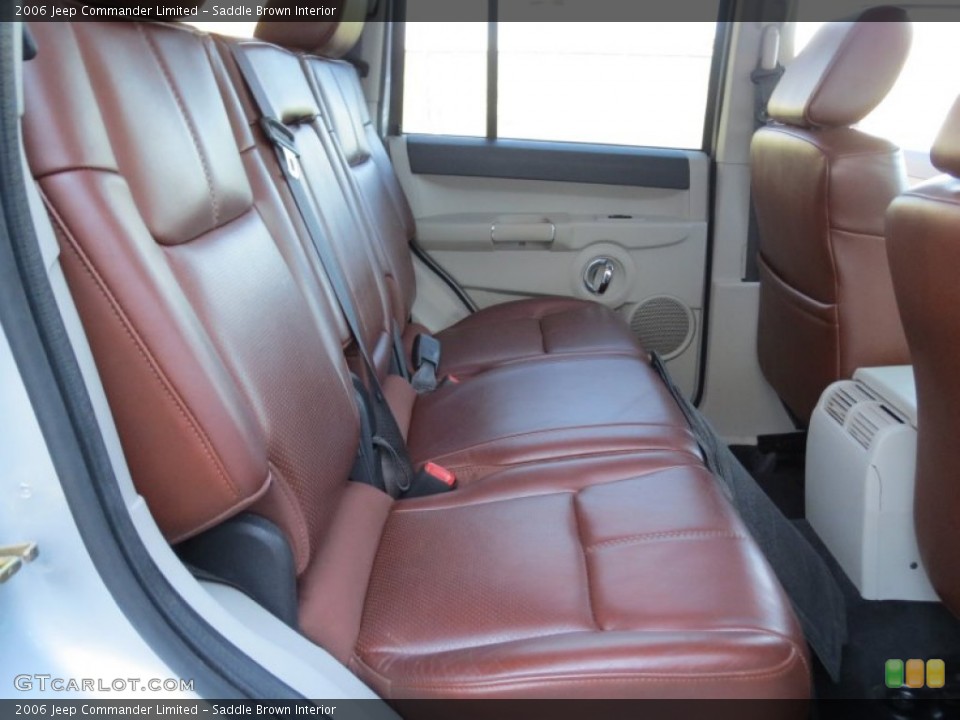 Saddle Brown Interior Rear Seat for the 2006 Jeep Commander Limited #72881802