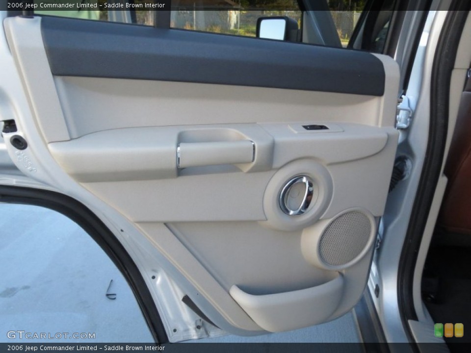Saddle Brown Interior Door Panel for the 2006 Jeep Commander Limited #72881874