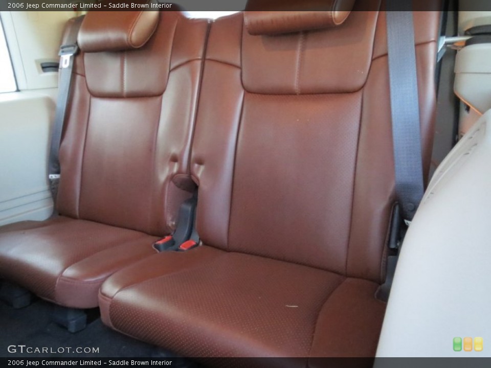 Saddle Brown Interior Rear Seat for the 2006 Jeep Commander Limited #72881915