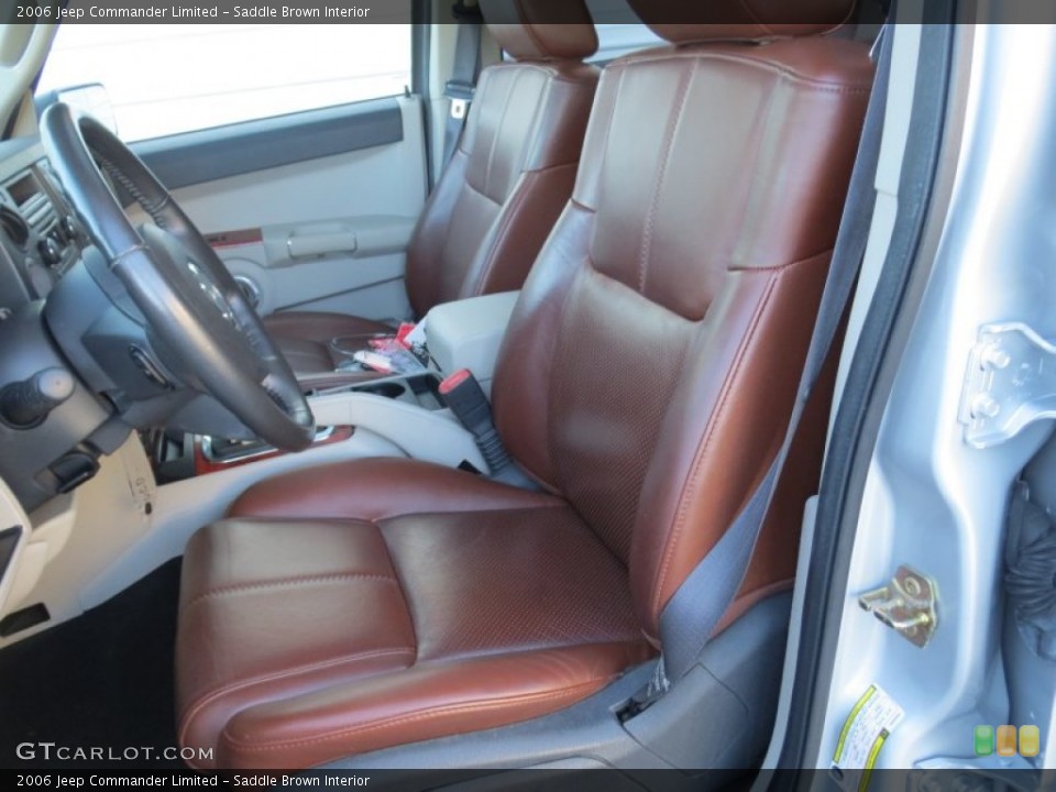 Saddle Brown Interior Photo for the 2006 Jeep Commander Limited #72881949
