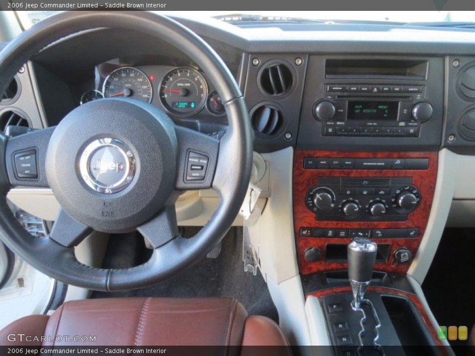 Saddle Brown Interior Dashboard for the 2006 Jeep Commander Limited #72882030