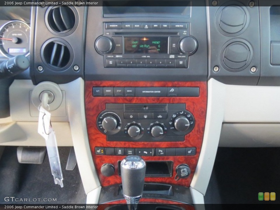 Saddle Brown Interior Controls For The 2006 Jeep Commander