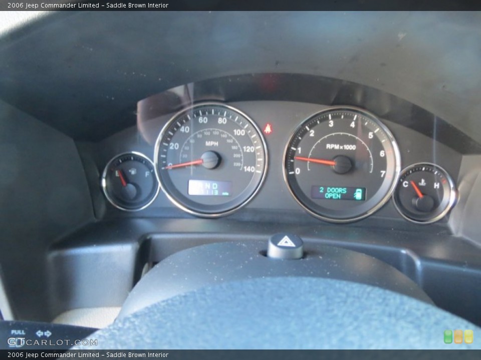 Saddle Brown Interior Gauges for the 2006 Jeep Commander Limited #72882171