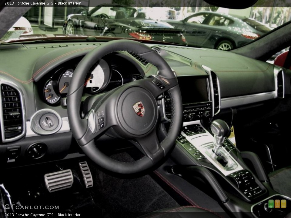 Black Interior Dashboard for the 2013 Porsche Cayenne GTS #72882354