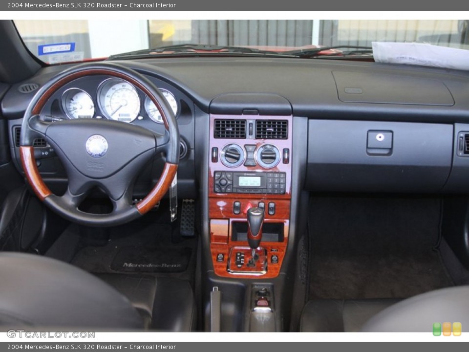 Charcoal Interior Dashboard for the 2004 Mercedes-Benz SLK 320 Roadster #72883752
