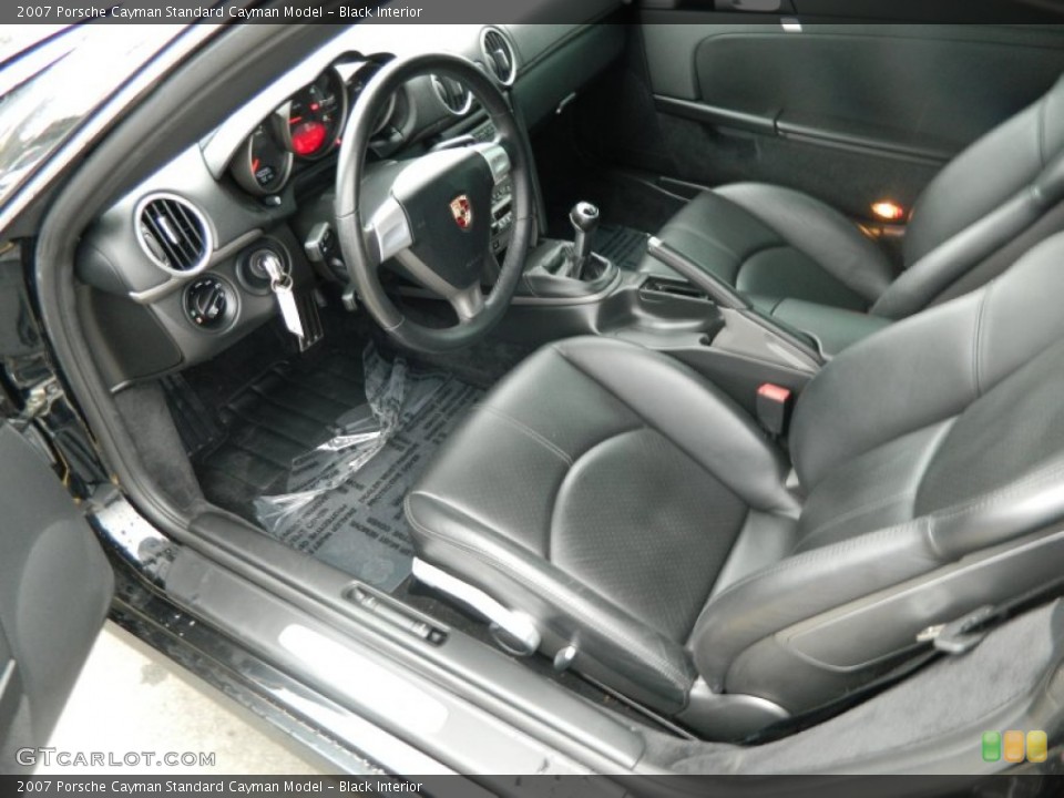 Black Interior Photo for the 2007 Porsche Cayman  #72884487
