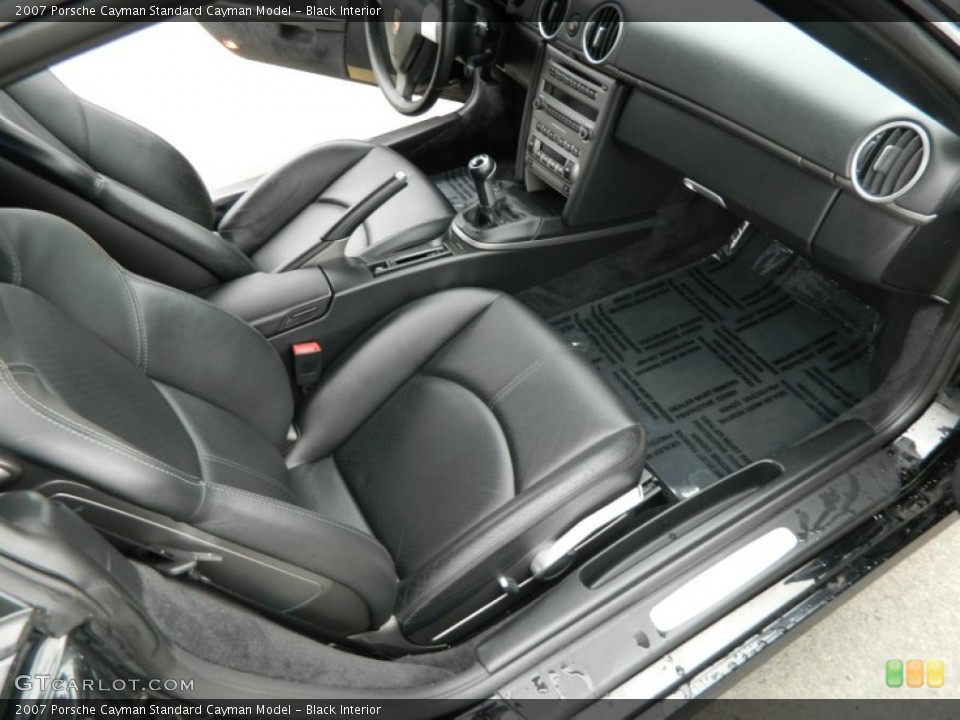 Black Interior Photo for the 2007 Porsche Cayman  #72884565