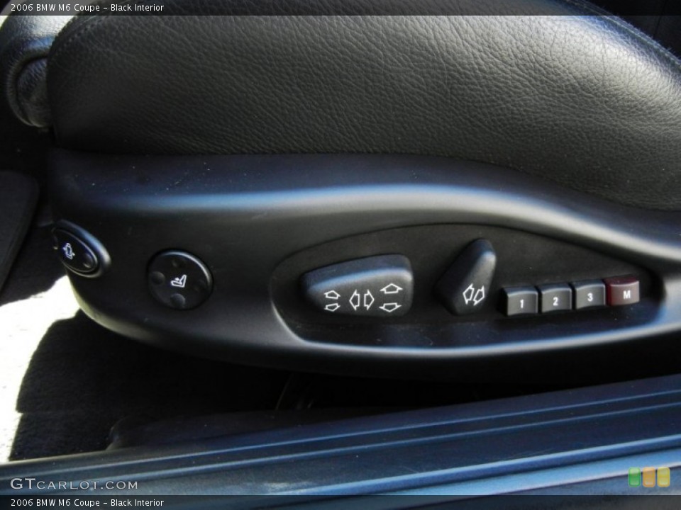 Black Interior Controls for the 2006 BMW M6 Coupe #72887748