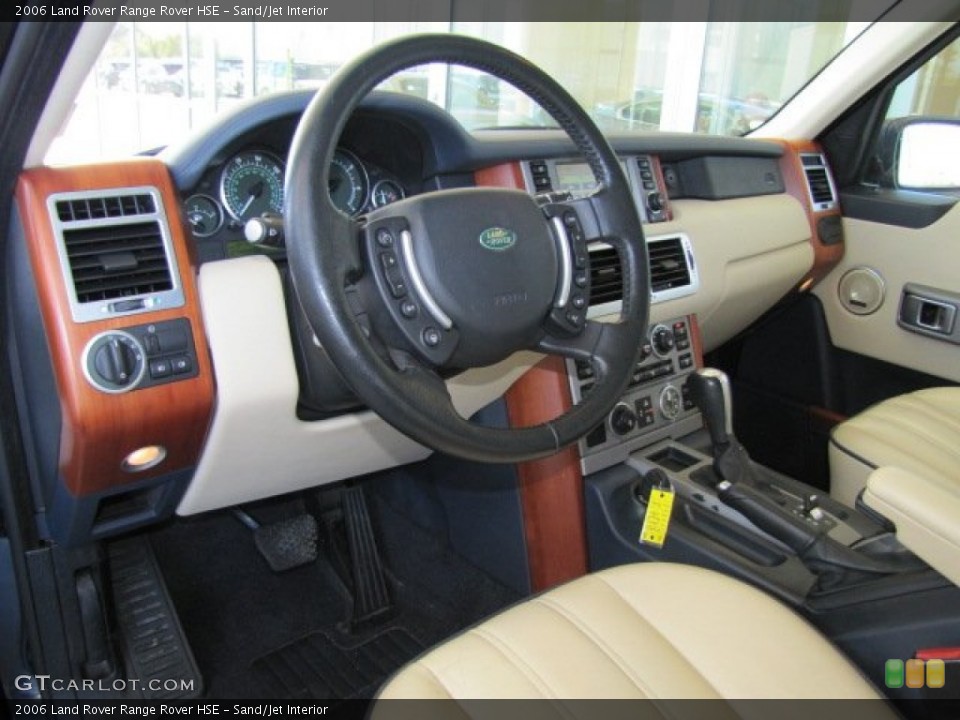 Sand/Jet Interior Prime Interior for the 2006 Land Rover Range Rover HSE #72890913