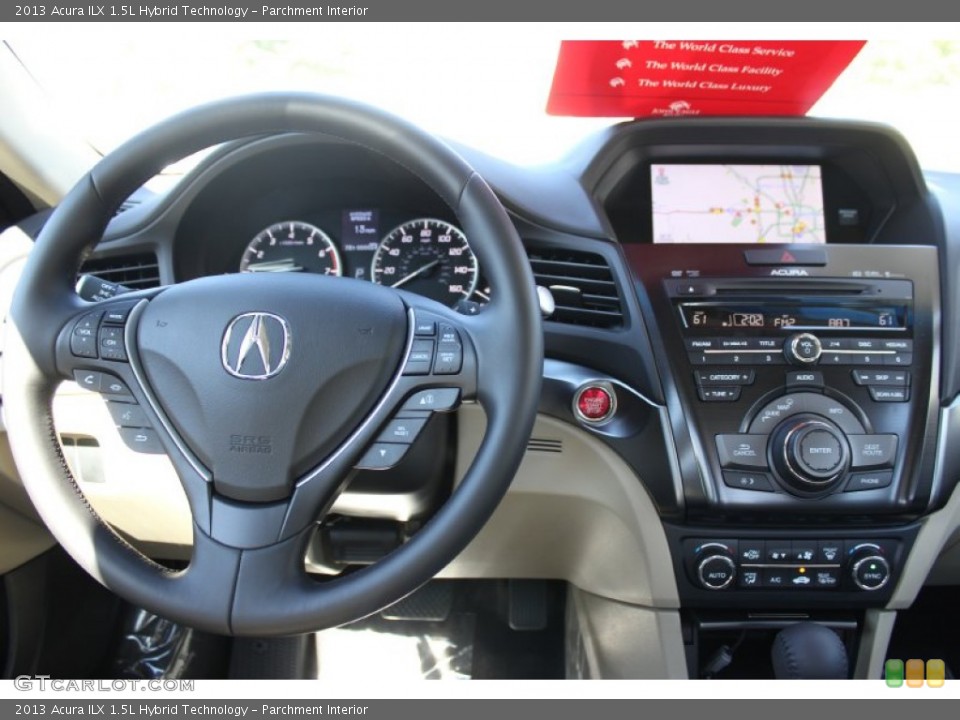 Parchment Interior Dashboard for the 2013 Acura ILX 1.5L Hybrid Technology #72894534