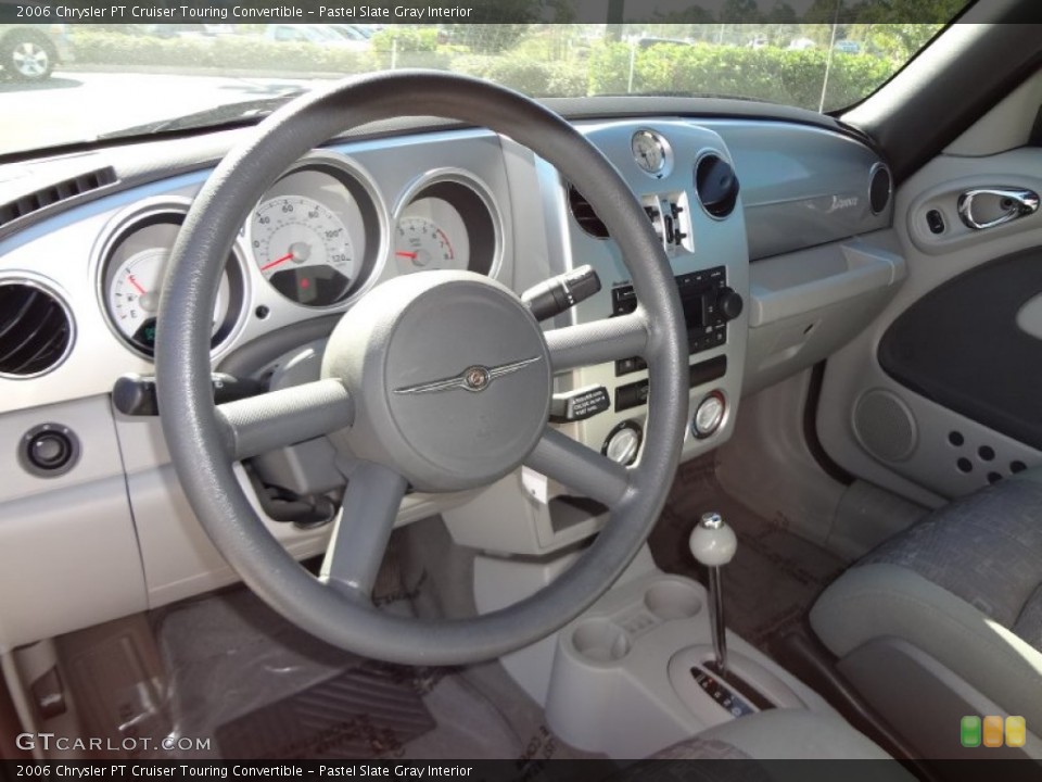 Pastel Slate Gray Interior Dashboard for the 2006 Chrysler PT Cruiser Touring Convertible #72894640