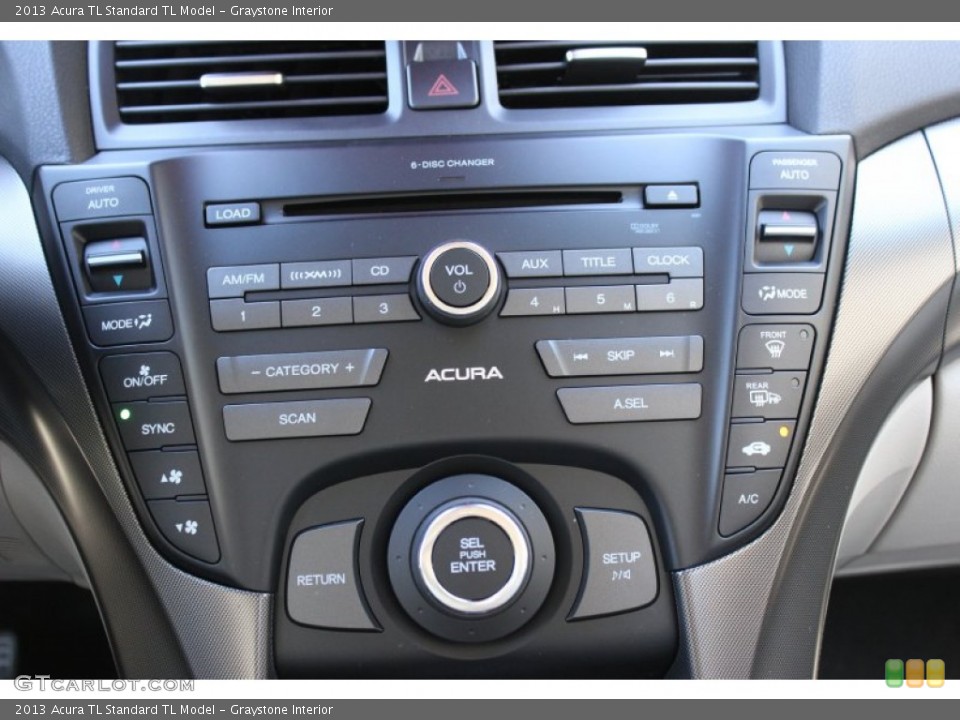 Graystone Interior Controls for the 2013 Acura TL  #72896883