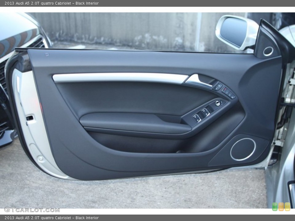 Black Interior Door Panel for the 2013 Audi A5 2.0T quattro Cabriolet #72897513