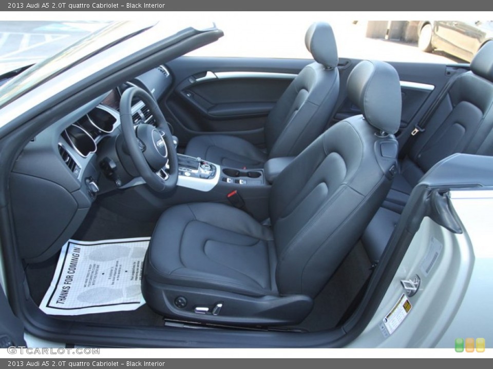 Black Interior Photo for the 2013 Audi A5 2.0T quattro Cabriolet #72897546