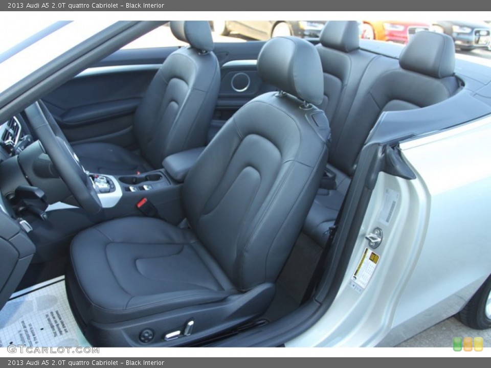 Black Interior Front Seat for the 2013 Audi A5 2.0T quattro Cabriolet #72897564