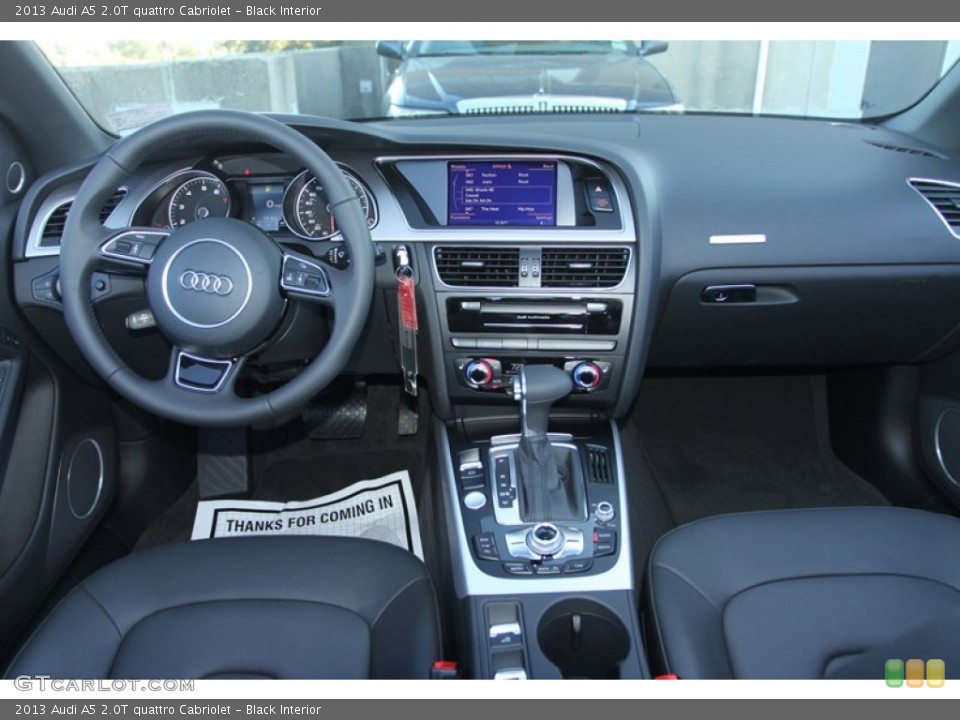 Black Interior Dashboard for the 2013 Audi A5 2.0T quattro Cabriolet #72897582