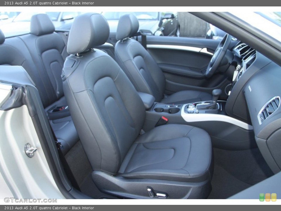 Black Interior Front Seat for the 2013 Audi A5 2.0T quattro Cabriolet #72897753