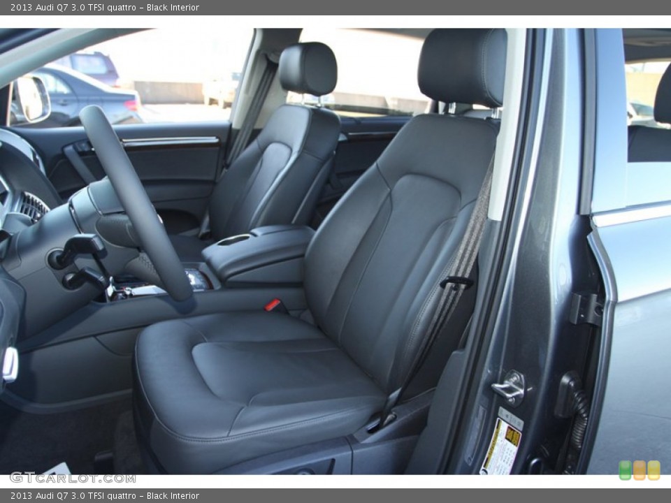 Black Interior Front Seat for the 2013 Audi Q7 3.0 TFSI quattro #72898014