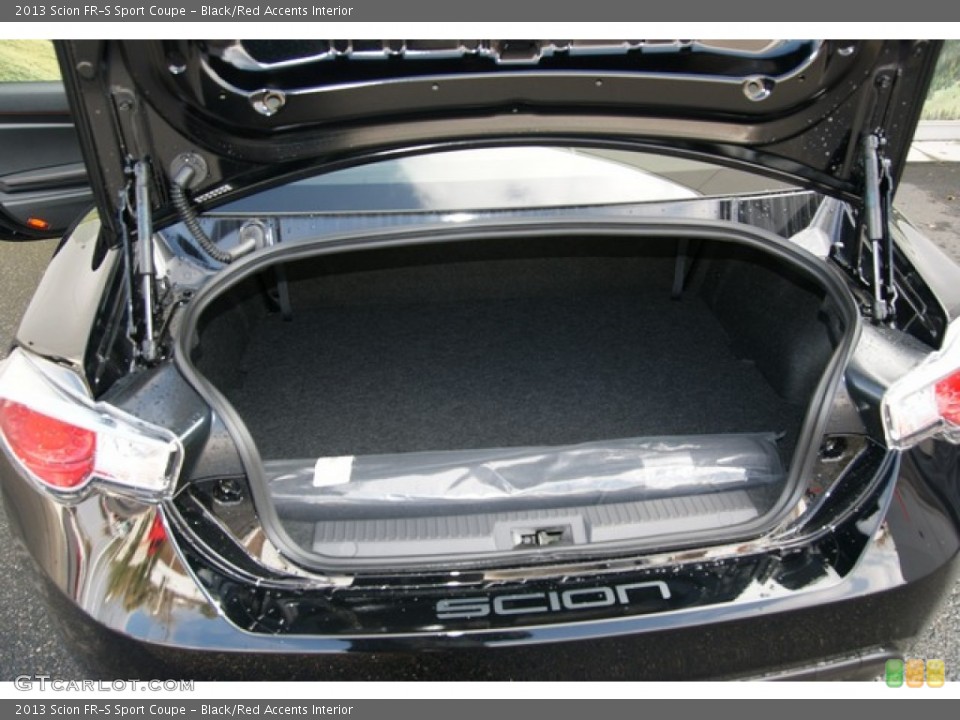 Black/Red Accents Interior Trunk for the 2013 Scion FR-S Sport Coupe #72898320