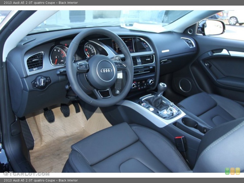 Black Interior Prime Interior for the 2013 Audi A5 2.0T quattro Coupe #72898950