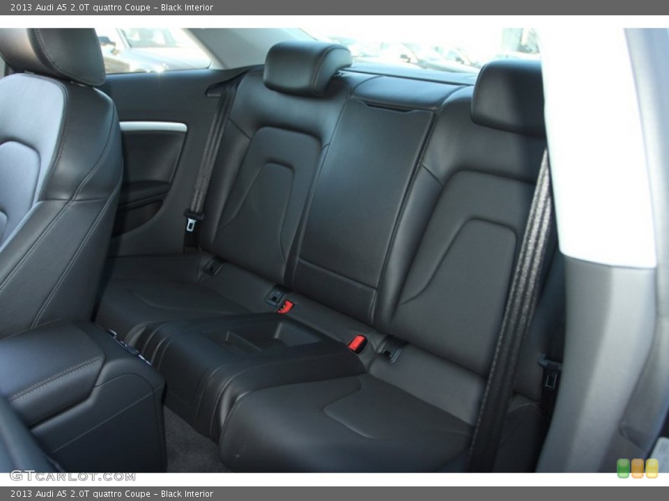 Black Interior Rear Seat for the 2013 Audi A5 2.0T quattro Coupe #72898980