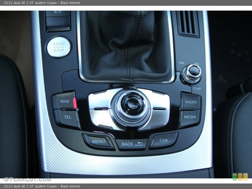 Black Interior Controls for the 2013 Audi A5 2.0T quattro Coupe #72899040