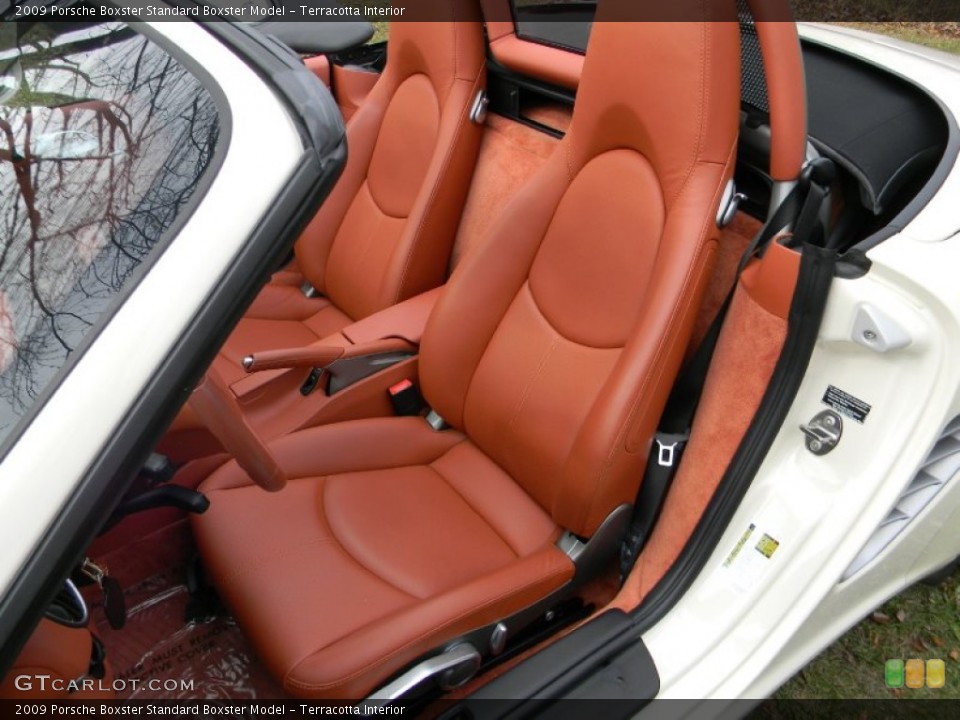 Terracotta Interior Front Seat for the 2009 Porsche Boxster  #72899886
