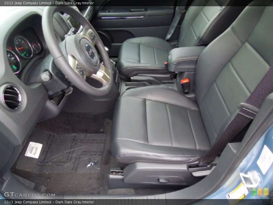 Dark Slate Gray Interior Photo for the 2013 Jeep Compass Limited #72900107