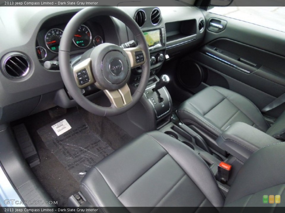 Dark Slate Gray Interior Prime Interior for the 2013 Jeep Compass Limited #72900363