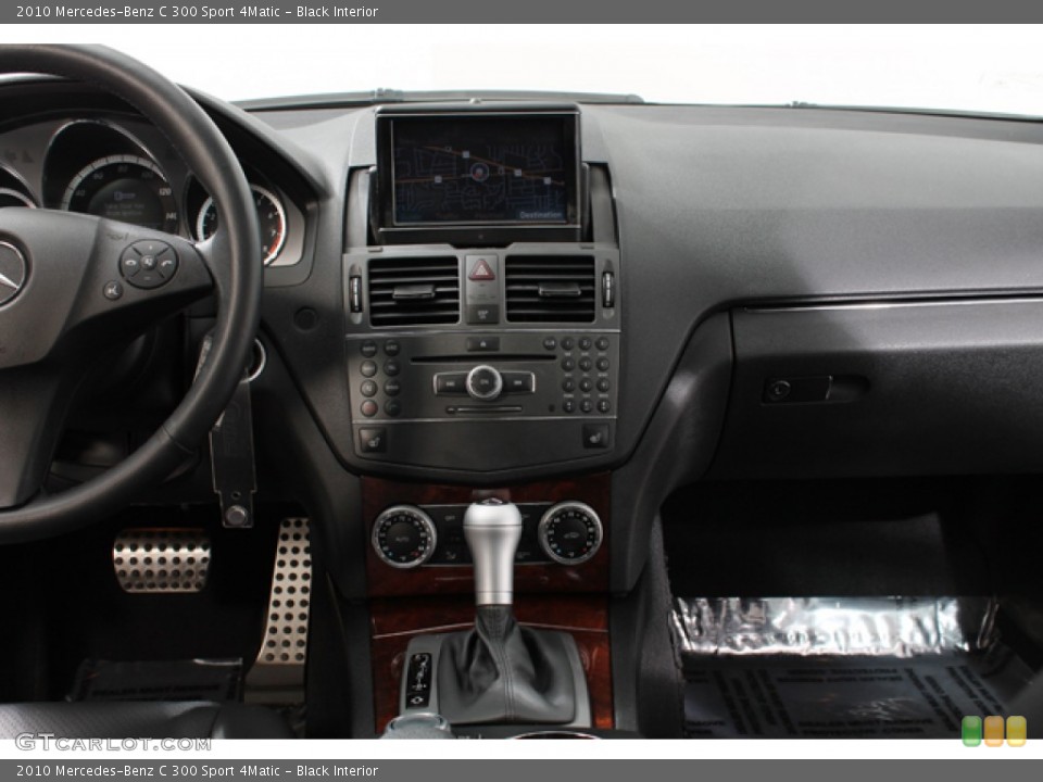 Black Interior Dashboard for the 2010 Mercedes-Benz C 300 Sport 4Matic #72905503