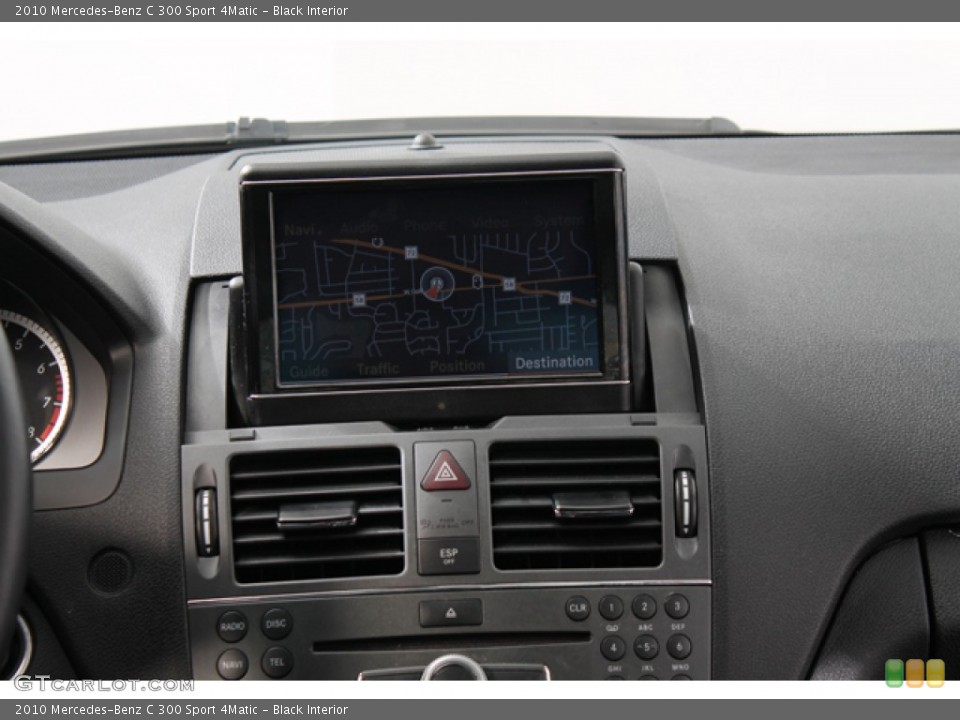 Black Interior Navigation for the 2010 Mercedes-Benz C 300 Sport 4Matic #72905531