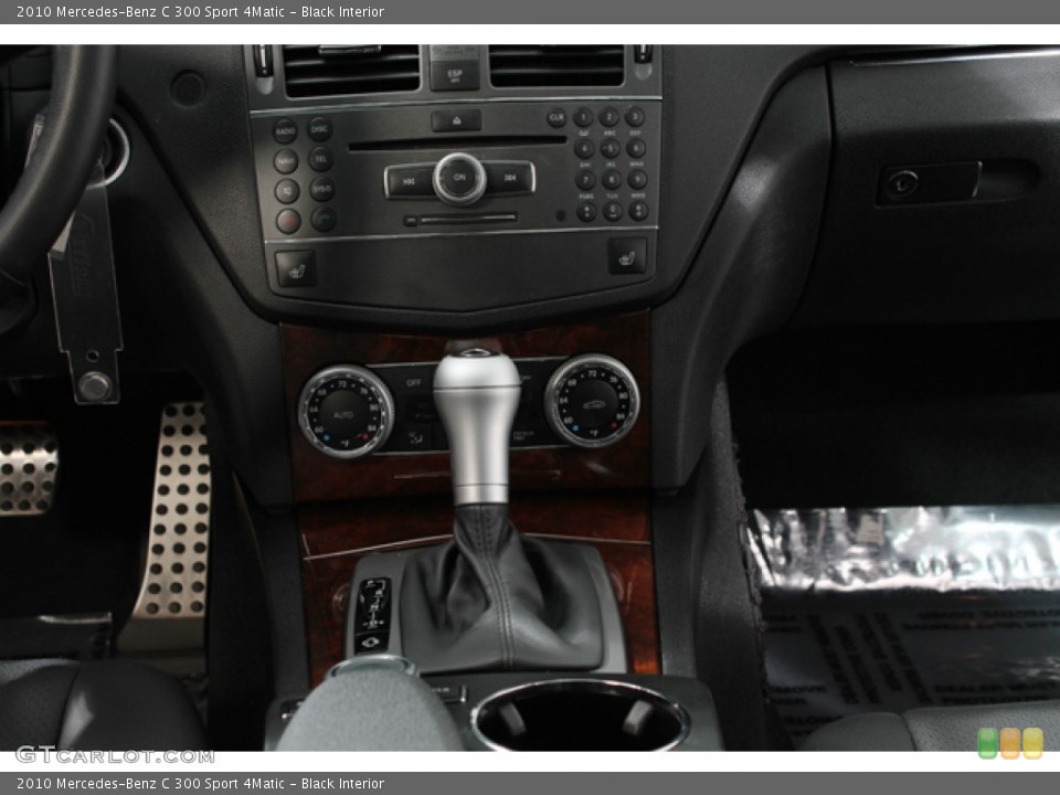 Black Interior Transmission for the 2010 Mercedes-Benz C 300 Sport 4Matic #72905557