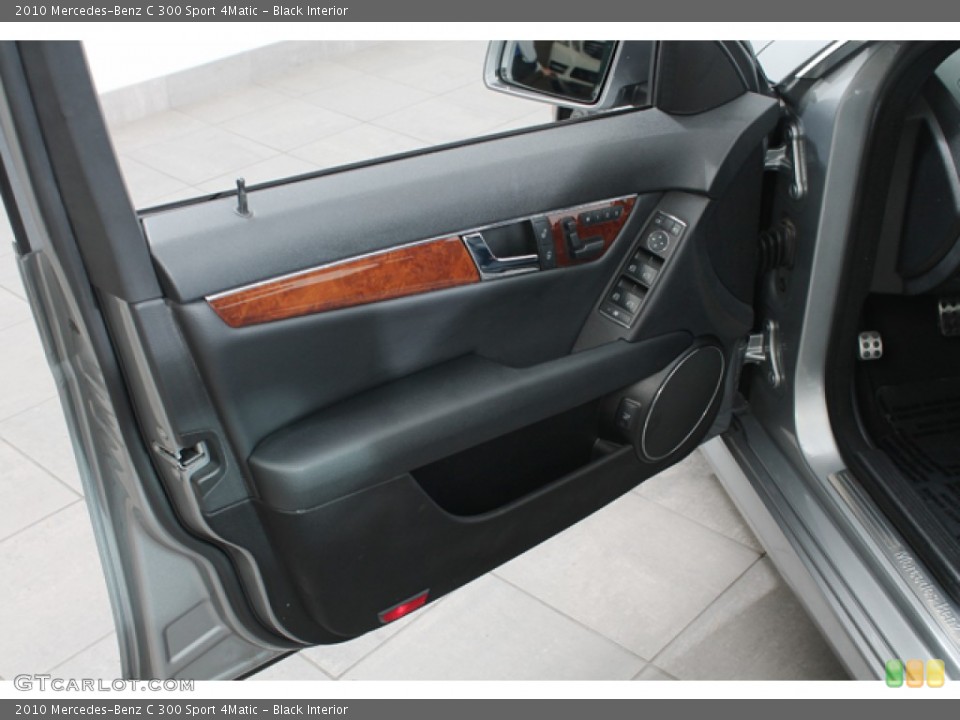 Black Interior Door Panel for the 2010 Mercedes-Benz C 300 Sport 4Matic #72905686