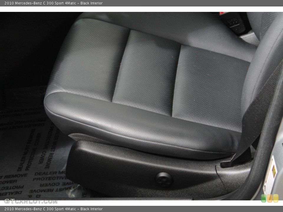 Black Interior Front Seat for the 2010 Mercedes-Benz C 300 Sport 4Matic #72905800