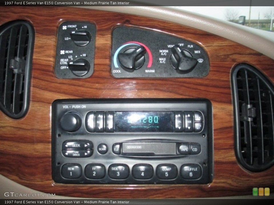 Medium Prairie Tan Interior Controls for the 1997 Ford E Series Van E150 Conversion Van #72907345