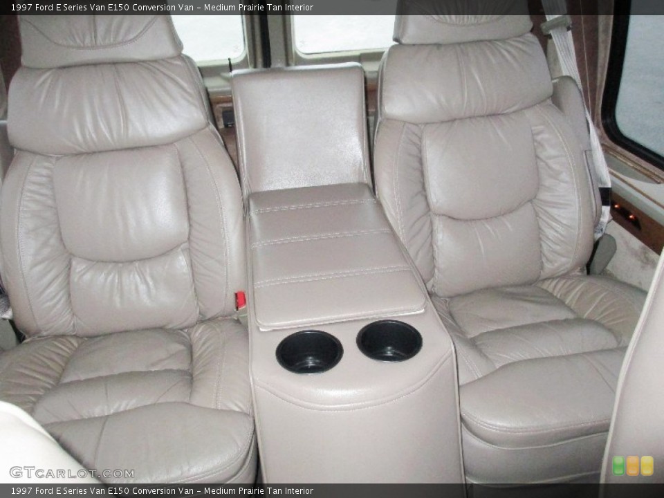 Medium Prairie Tan Interior Rear Seat for the 1997 Ford E Series Van E150 Conversion Van #72907585